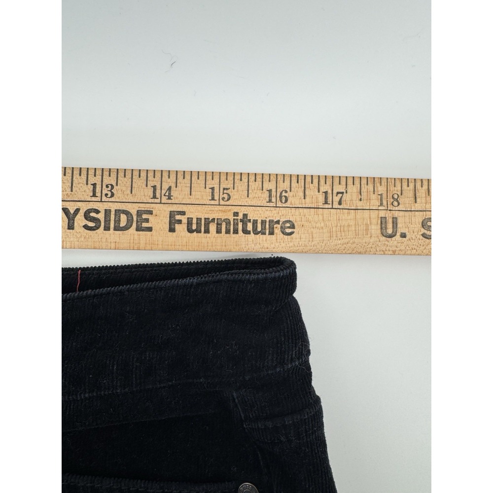 Talbots Simply Flattering 5 Pocket Corduroy Straight Fit Black Pants Size 10P - Picture 4 of 6